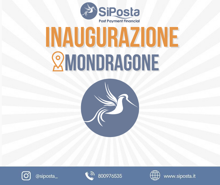 SiPosta il 4 Dicembre 2023 inaugurazione SiPosta Mondragone