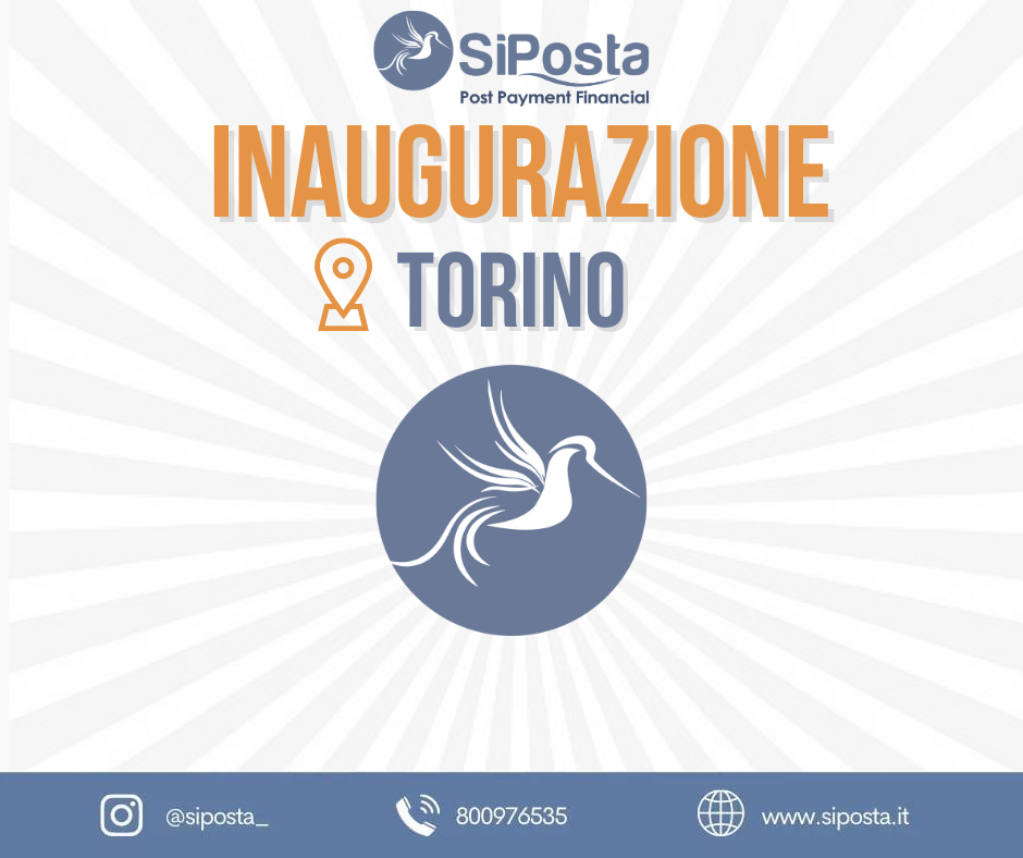 SiPosta il 28 Ottobre 2023 inaugurazione SiPosta Torino 