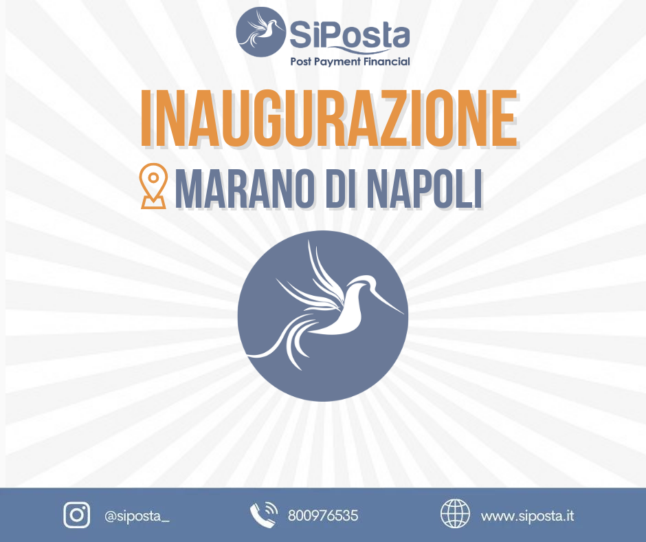 SiPosta il 29 Ottobre 2023 inaugurazione SiPosta Marano di Napoli