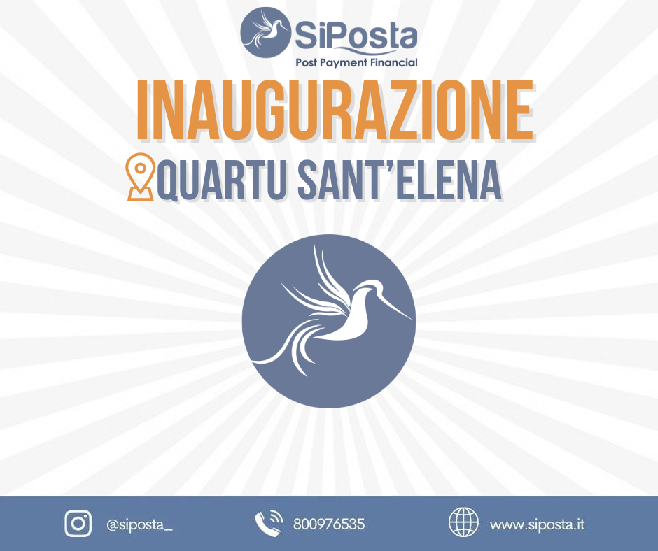 Nuova apertura Poste Private in Quartu Sant'Elena - Cagliari - Sardegna